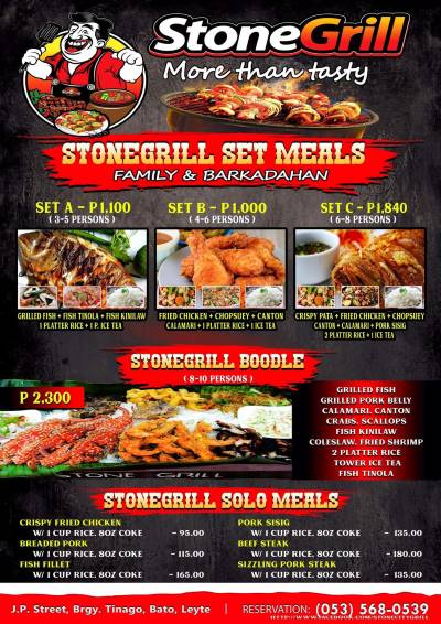 Stone Grill Set Meals